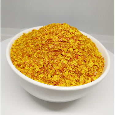 Organic Yellow Chilli Flakes hand pounded